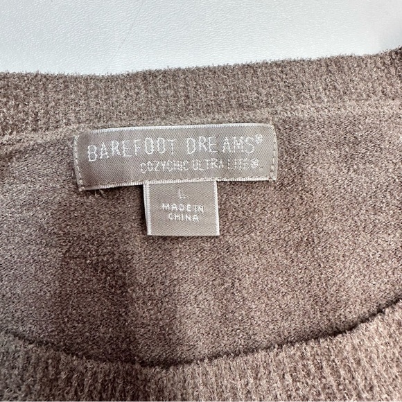 Barefoot Dreams Women’s Slouchy Tie Waist Cozychic Ultra Lite Pullover Size L - Picture 5 of 8